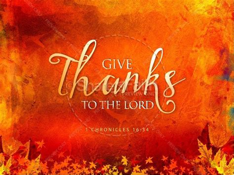 Give Thanks Christian Powerpoint Template Thankful Give Thanks
