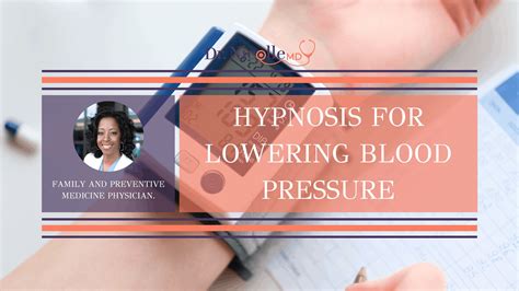 Hypnosis For Lowering Blood Pressure Dr Nicolle