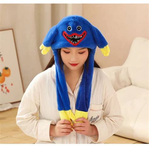 Ripley Gorro Azul Huggy Wuggy Orejas Moviles Conejo Peluche Fnf