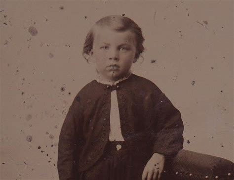 1800s Victorian Tintype Portrait Of A Young Boy Ferrotype Photograph