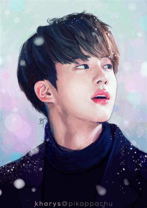 Hd wallpapers and background images Free download 47 best images about BTS Jin Fanart Fan Art ...