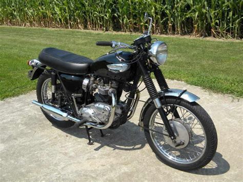 1967 Triumph 650cc Bonneville Motorcycle Black For Sale On 2040 Motos