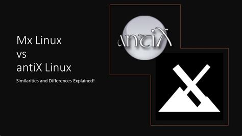 Mx Linux Vs Antix Similarities And Differences Embedded Inventor
