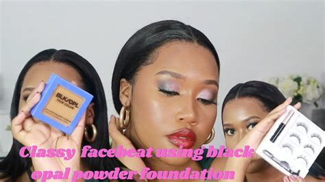 Makeup Tutorial Using Black Opal Powder Foundation Youtube