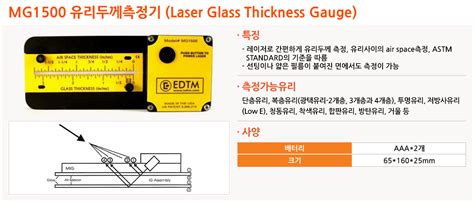 Mg Laser Glass Thickness Gauge