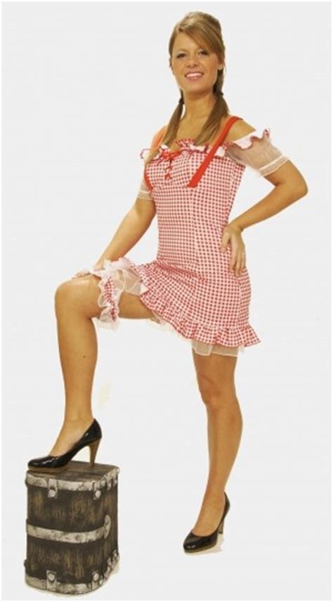 Ladies Miss Daisy Hillbilly Country Girl Costume Ebay