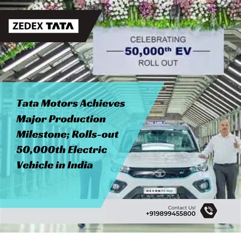 Tata Motor Achieves Major Production Milestone Rolls Out 50000th