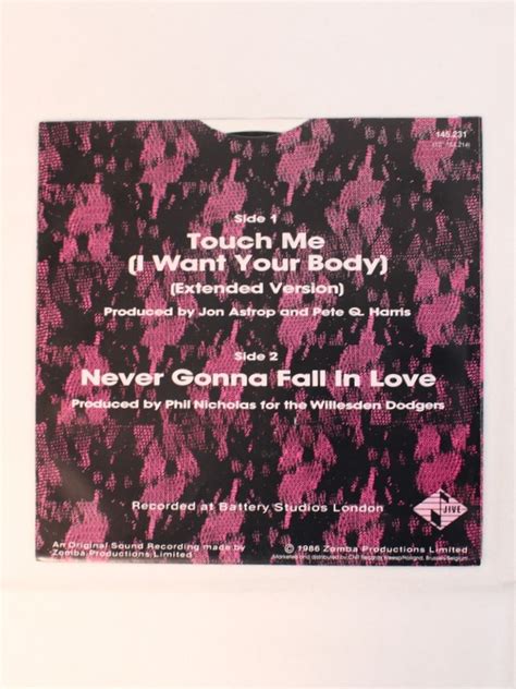 Single Vinyl Samantha Fox Touch Me I Want Your Body De Kringwinkel