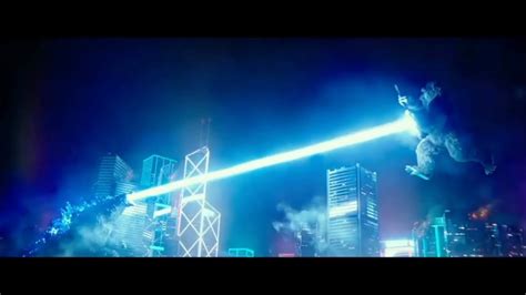 Godzilla Vs Kong Kong Hitting Godzilla With Battle Axe Mid Air Scene