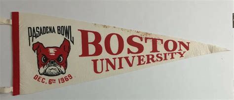 Gridiron Garb Boston University Terriers 1969