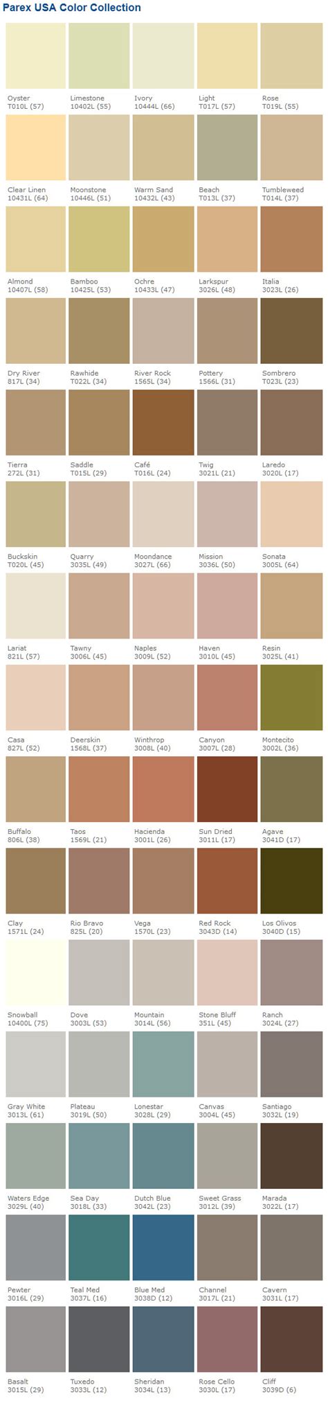 7 Of The Most Popular Stucco Color Charts All In One Place