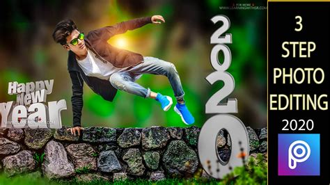 Happy New Year Picsart Photo Editing Tutorial Latest Backgrounds