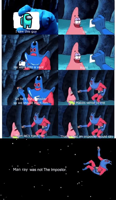 Among Us Patrick Meme