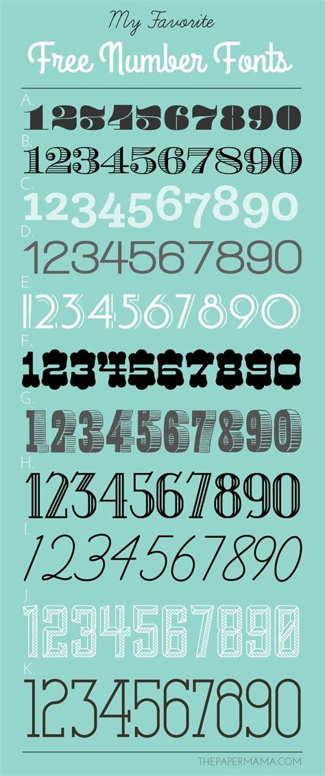 The 25 Best Number Fonts Ideas On Pinterest Number Tattoo Fonts