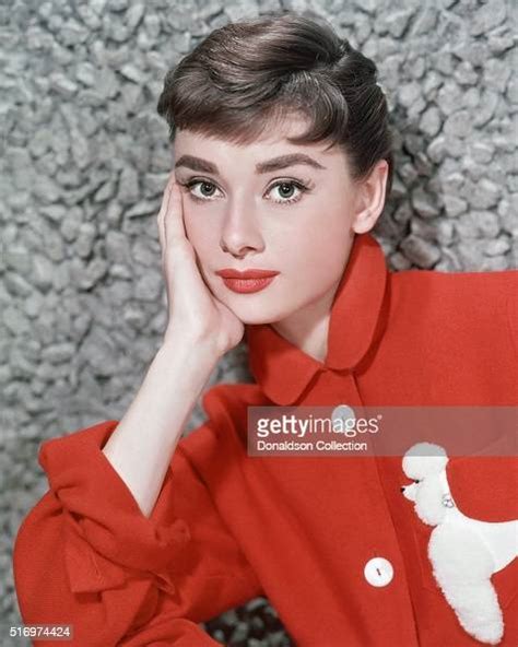 Actress Audrey Hepburn Poses For A Publicity Still Circa 1957 News