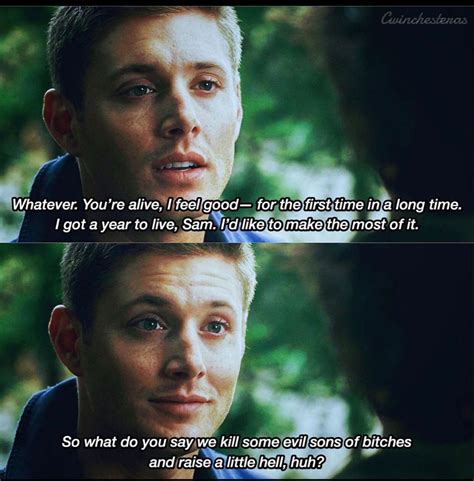 I Feel Good Spn Supernatural First Time Evil Jensen Ackles Sayings Feelings Scenes