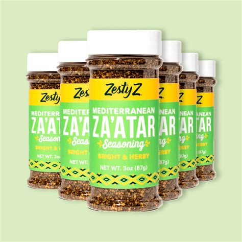 Zaatar Seasoning 3 Oz Pack Of 6 Snackmagic Build Your Own 100