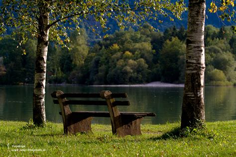 Vi redefinerer bank, og begynner med boliglån. Bank am See Foto & Bild | landschaft, bänke in der ...