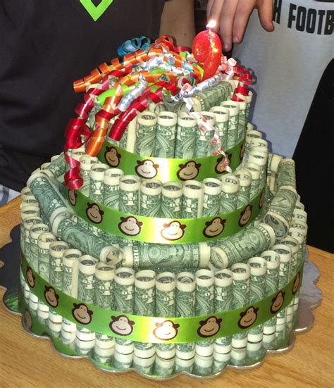 Money Birthday Cake Musely