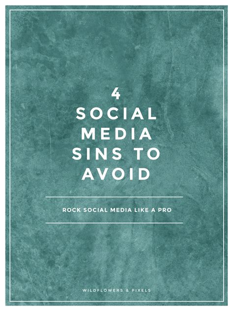 4 social media sins to avoid on your small business profiles