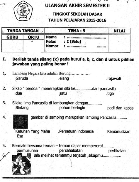 kumpulan contoh soal bahasa indonesia kelas x semester 1 beserta jawabannya terlengkap lihat
