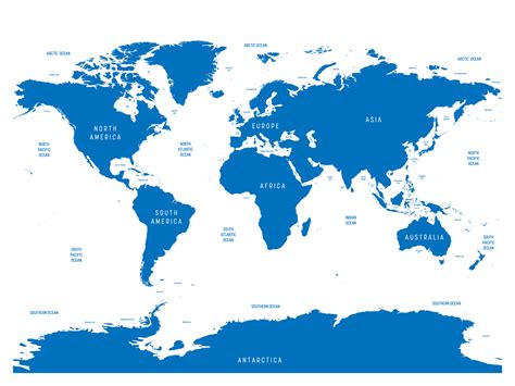 World Ocean Map Ephotopix