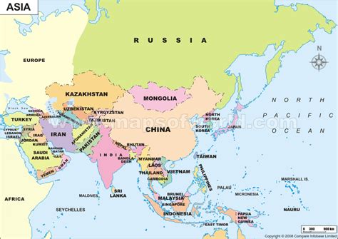 Asia Map Map Pictures