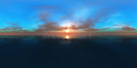 Seascape At Sunset Hdri Map Stock Photo Image Of Picturesque Dark