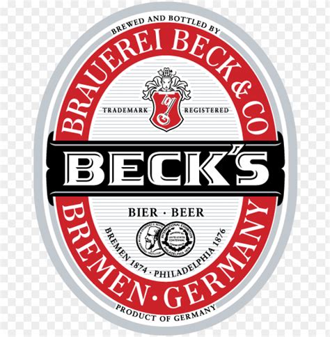 Free Download Hd Png Becks Bier Beer Label Vector Logo Becks Beer