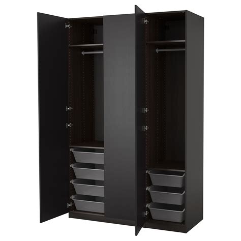 5% discount with ikea family. PAX Wardrobe - black-brown, Forsand black-brown stained ...