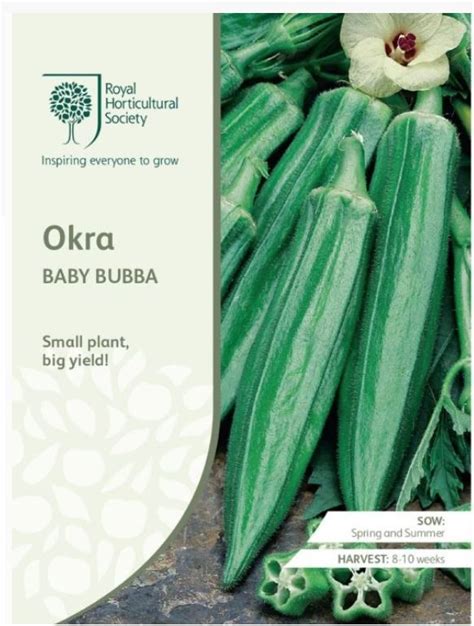 Okra Baby Bubba Rhs Seeds The Garden Feast