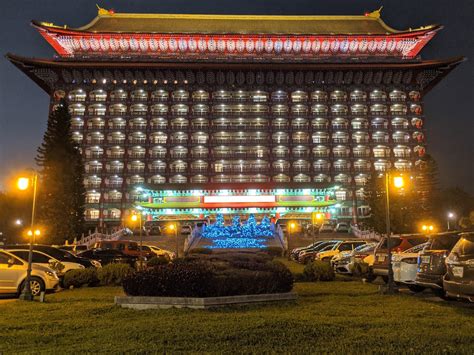 The Grand Hotel Taipei At Night Rtaiwan