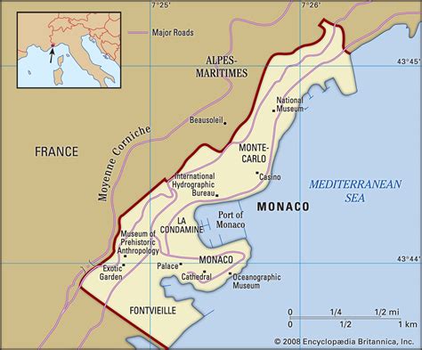 Monaco On World Map Calendar 2024