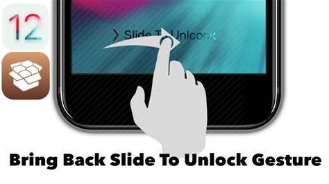 Bring Back Slide To Unlock To Your Device Ios 12 121211 Youtube