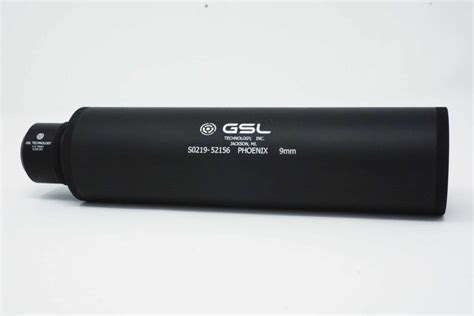 Gsl Phoenix 9mm Mp5 Suppressor Black Gerbrand Defense Llc