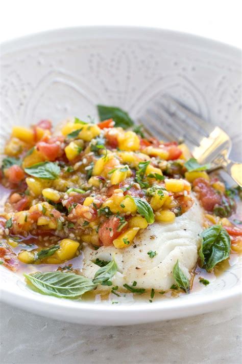 If you have leftover mango salsa that is not going to be eaten before the texture softens, try pureeing it! Easy fish with mango salsa | Recipe (With images) | Mango ...