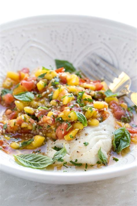 Ground nut oil, for frying. Easy fish with mango salsa | Recipe (With images) | Mango ...