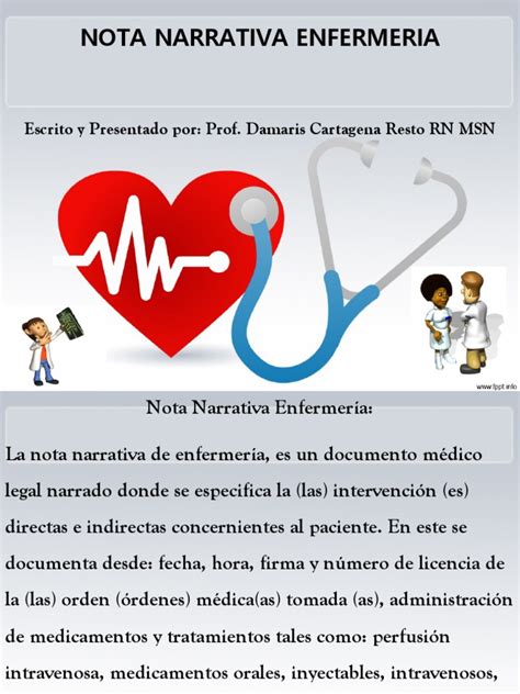 Nota Narrativa Enfermeria Pdf Hospital Medicamentos Con Receta