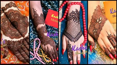 Mehndi is a form of body art originating in ancient india, in which decorative designs are created on a person's body, using a. Kashees signature mahndi design||Eid mahndi 2020||mahndi ...