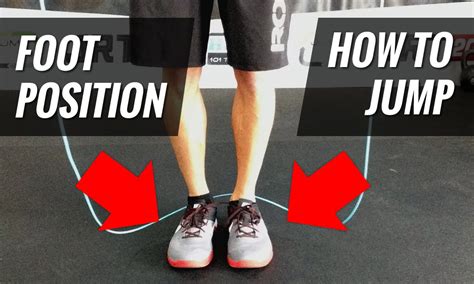 How To Jump And Correct Foot Position Youtube