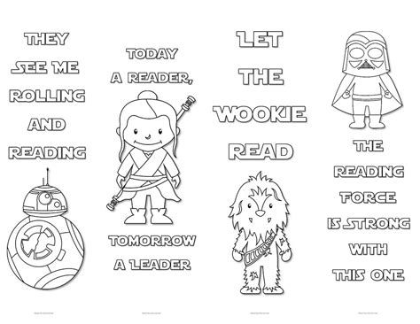 free printable star wars reading log bookmark set my image inspiration