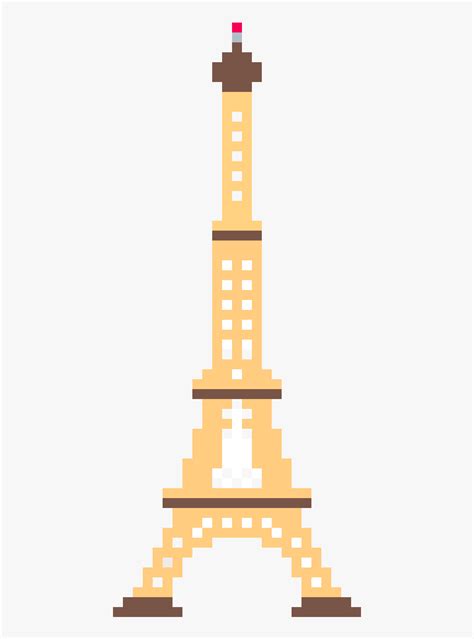 Eiffel Tower Pixel Art Hd Png Download Kindpng