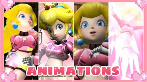 🌸 Mario Strikers Charge Peach Animations 🌸 Youtube