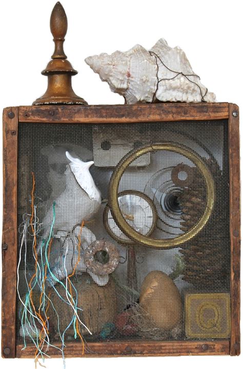 The Comfort Zone Assemblage Art Found Object Art Shadow Box Art