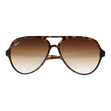 Ray Ban Rb4125 Cats 5000 Aviator Sunglasses Light Havana At John Lewis