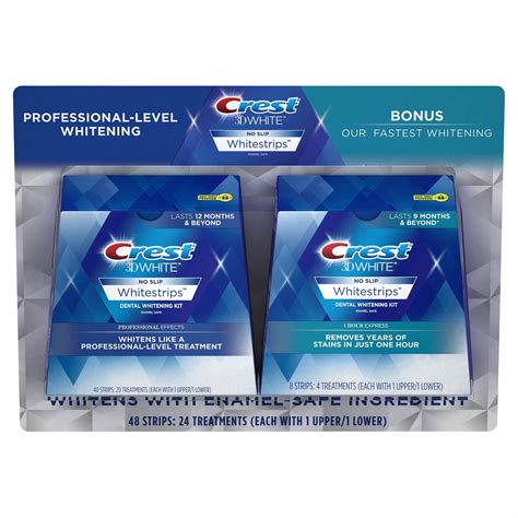 Crest 3d White Whitestrips Professional Effects 20 Count With Bonus