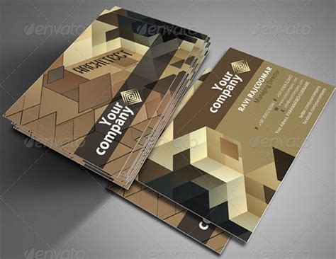 31 Best Business Cards For Architects And Constructors Free And Premium