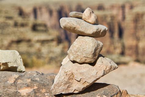 Rocks In The Desert Stacked Together Stock Photo Image Of Stone