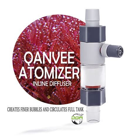 Qanvee Inline Diffuser CO2 Atomizer 仟锐草缸二氧化碳外置细化器 Lazada