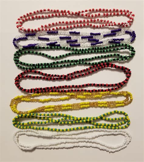 SANTERIA Bead Necklaces/elekes/ Collares Set of 7 - Etsy | Santeria